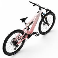 Vélo de montagne électrique en fibre de carbone, moteur central 105 Nm, batterie 720 Wh, autonomie 100 km, suspension intégrale 250 W, 12 vitesses, E-MTB