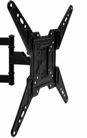 Braket Dinding TV Baja P3 yang Dapat Dilepas, Dapat Diputar, dan Dapat Diperpanjang untuk TV LCD/Plasma 26"-55" Kapasitas 31.88kg VESA