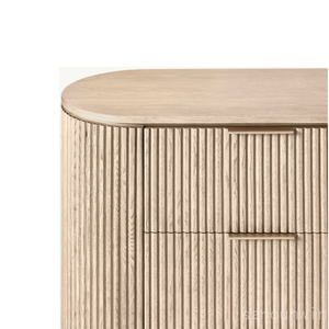 Cómoda de Madera de Roble Claro con 10 Cajones - Diseño Clásico Moderno para la Organización del Dormitorio y la Sala de Estar - Product Image 2