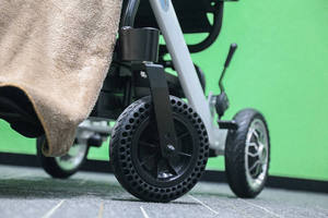 <span class=keywords><strong>Pneu</strong></span> sans air anti-<span class=keywords><strong>crevaison</strong></span> 8x2 pouces pour karting enfant, conforme RoHS, CPSIA, SVHC, avec jante en plastique, nylon et fibre de verre - Product Image 6