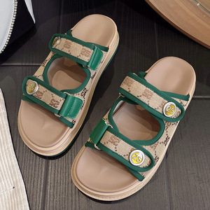 Wholesale 2023 Summer Women Soft Non-slip Solid Color Slippers Designer Famous Flats <b>Sandals</b> for Women and Ladies - Product Image 5