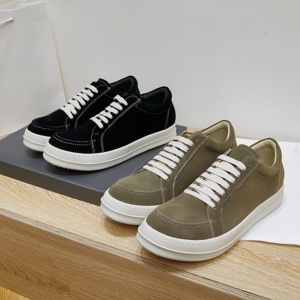 รองเท้าผ้าใบแบรนด์หรูคุณภาพระดับดีไซเนอร์ชั้นนำ หนังแกะแท้ ระบายอากาศได้ดี ดีไซน์เชือกผูก พื้นหนา รุ่น Rick - Product Image 6