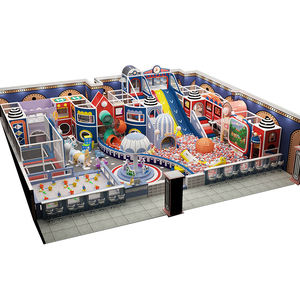 Aire de jeux intérieure pour enfants équipement de jeu souple petits jeux de <span class=keywords><strong>parc</strong></span> à thème pour enfants pour aéroport éducatif jardin école métal - Product Image 1