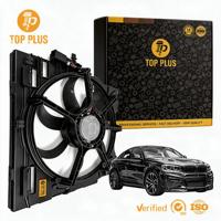 Ventilateur de refroidissement moteur électrique TOP PLUS 17428618239 17427634466 pour BMW X5 E70 E71 F15 F16 400W, haute performance, compatible OE