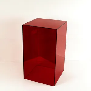 Custom Color Storage Transparent Organizer Display Box Acrylic Box Neon