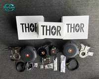 Amplificateur de son d'échappement électronique universel THOR Dual et ECO Performance Pro avec deux haut-parleurs, réglage du volume via application et fonction ECO