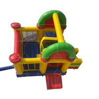 2025 vente chaude Commercial utilisé petite maison de saut gonflable château plein d'entrain Combo toboggan château gonflable pour les enfants