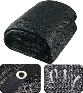 Filet d'ombrage agricole en PEHD noir stabilisé anti-UV, taux d'ombrage 30%-95% pour serre, jardin, ferme, extérieur - Product Image 1