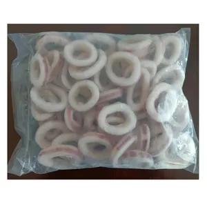 M55 Clean Squid Rings Led Squid Ring Frozen Blanched Squid Rings