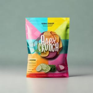 Bolsas de Plástico BOPP Personalizadas con Cierre Hermético, Aptas para Alimentos, con Diseño de Cierre Vertical, para Galletas de <span class=keywords><strong>Queso</strong></span> Cool Ranch - Product Image 1