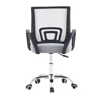 Chaise de bureau pivotante moderne en acier inoxydable - Design en maille respirante, vérin à gaz, multi-usages, multicolores, Huayang HY-520, capacité 110 kg