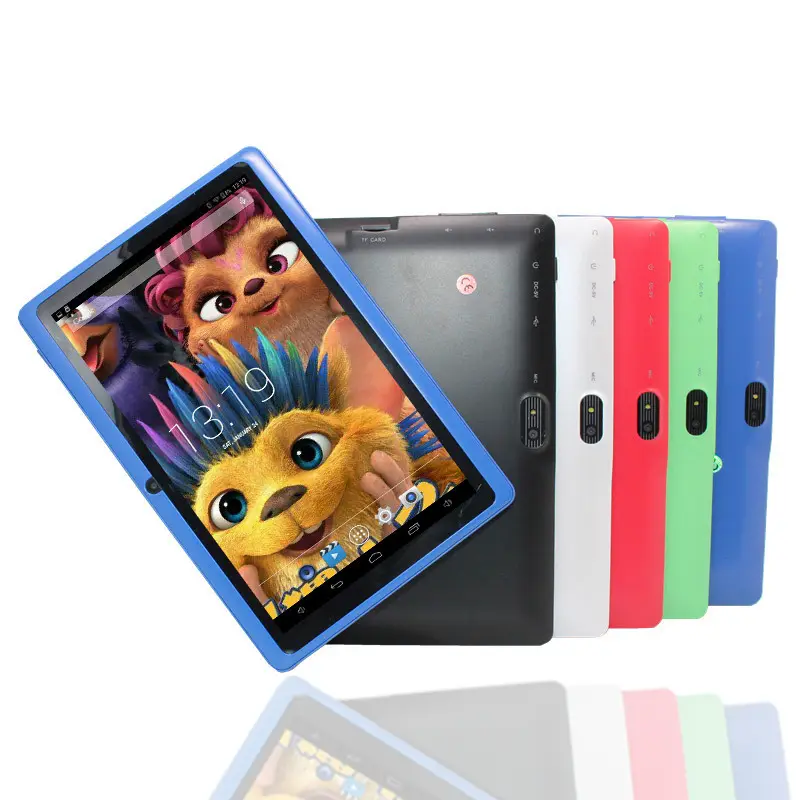 Amazon Hot Sale Children Education Tablet 7 Inch Quad Core Pink Blue Android Gaming Kids Tablet pc