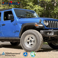 Nouvelles jantes en alliage d'aluminium CF Silver Five Spoke Deep Dish 17 18 19 20 21 22 pouces 5x130 pour camion tout-terrain JEEP