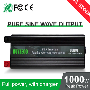 Inversores de Corriente SUYEEGO UPS de Onda Sinusoidal Pura, Fuera de la Red, 1000W 2000W 3000W 4000W, con Inversores de Corriente AC SYGC-500W - Product Image 6