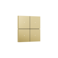 Interrupteur mural intelligent pour maison connectée, système KNX, interrupteurs intelligents KNX pour éclairage, 1 à 4 boutons poussoirs