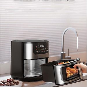 Freidora de Aire Digital de 6.5L con Pantalla, sin Aceite, Electrodoméstico Pequeño de Cocina para Asar, con Pantalla Táctil - Product Image 2