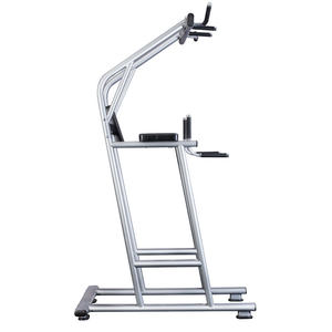 Station de musculation commerciale anti-basculement à base stable pour tractions et levées de jambes, machine d'entraînement de force corporelle - Product Image 2