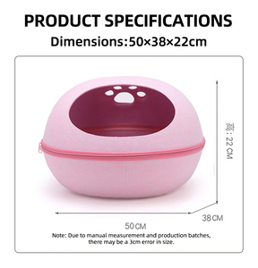 ที่นอนแมวแบบผ้าสักหลาดพร้อมที่ข่วนขนสำหรับเพื่อนขนฟูของคุณ - Product Image 6