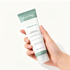Gel exfoliant nettoyant LHA à base de feuilles de cœur de vache, végan et biologique, avec logo personnalisé OEM, élimine les cellules mortes de la peau, lisse la texture de la peau - Product Image 2