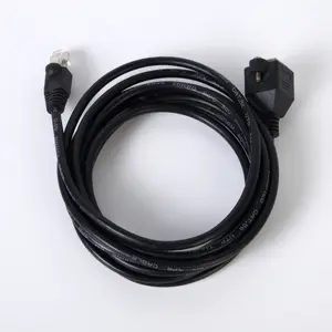 Cat 5 rj45 ethernet network extension cable, male to female, with panel mounting screw, 30cm 60cm 100cm 150cm, 2m 3m 5 m
