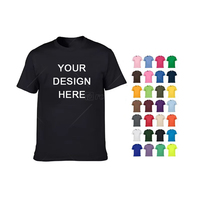 T-shirt personnalisé Offre Spéciale avec étiquette personnalisée Votre propre marque T-shirt Dtg Logo personnalisé 100% coton T-shirt unisexe coupé et cousu