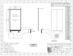 Polcd 5.5 inch IPS TFT <span class=keywords><strong>LCD</strong></span> 720*1280 đầy đủ góc nhìn độ sáng cao TFT màn hình hiển thị - Product Image 5