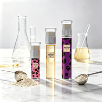 Flacon double compartiment en plastique 10ml 20ml 30ml pour liquides buccaux – Contenant deux-en-un pour pilules et liquides séparés – Flacon de supplément médical