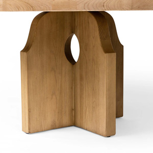 Elegante Mesa de Comedor de Madera Maciza Ecológica, Duradera y Ajustable para 6 Personas, Estilo Tradicional Moderno y Lujoso para Hogar, Hotel o Restaurante - Product Image 4