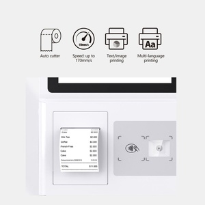 23.8 Inch Payment Kiosks Self Service Ordering Queue Kiosk Checkout Machine Self Ordering Restaurant Kiosk with 80mm <b>Printer</b> - Product Image 5