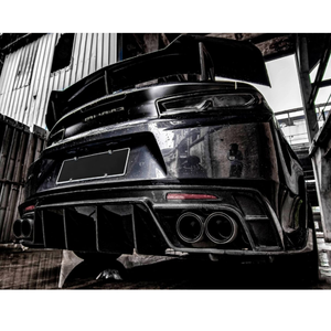 Diffuseur arrière en fibre de carbone véritable YOMDO pour <span class=keywords><strong>Chevrolet</strong></span> <span class=keywords><strong>Camaro</strong></span> 2016-2020, style <span class=keywords><strong>ZL1</strong></span>, séparateur de pare-chocs arrière, kit carrosserie - Product Image 6