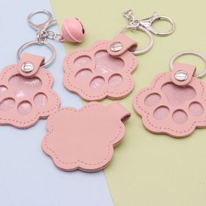 Novedad: Llavero de PU con cordón, diseño de gato, para guardar objetos, con bolsa para retenir pelo, adorno colgante - Product Image 5