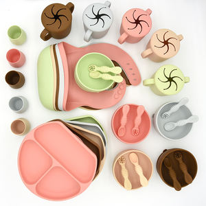 Première étape bébé alimentation bébé cuillère personnalisée en Silicone bavoir cuillère bol produits fournitures bébé cuillère en silicone pour bébé - Product Image 6