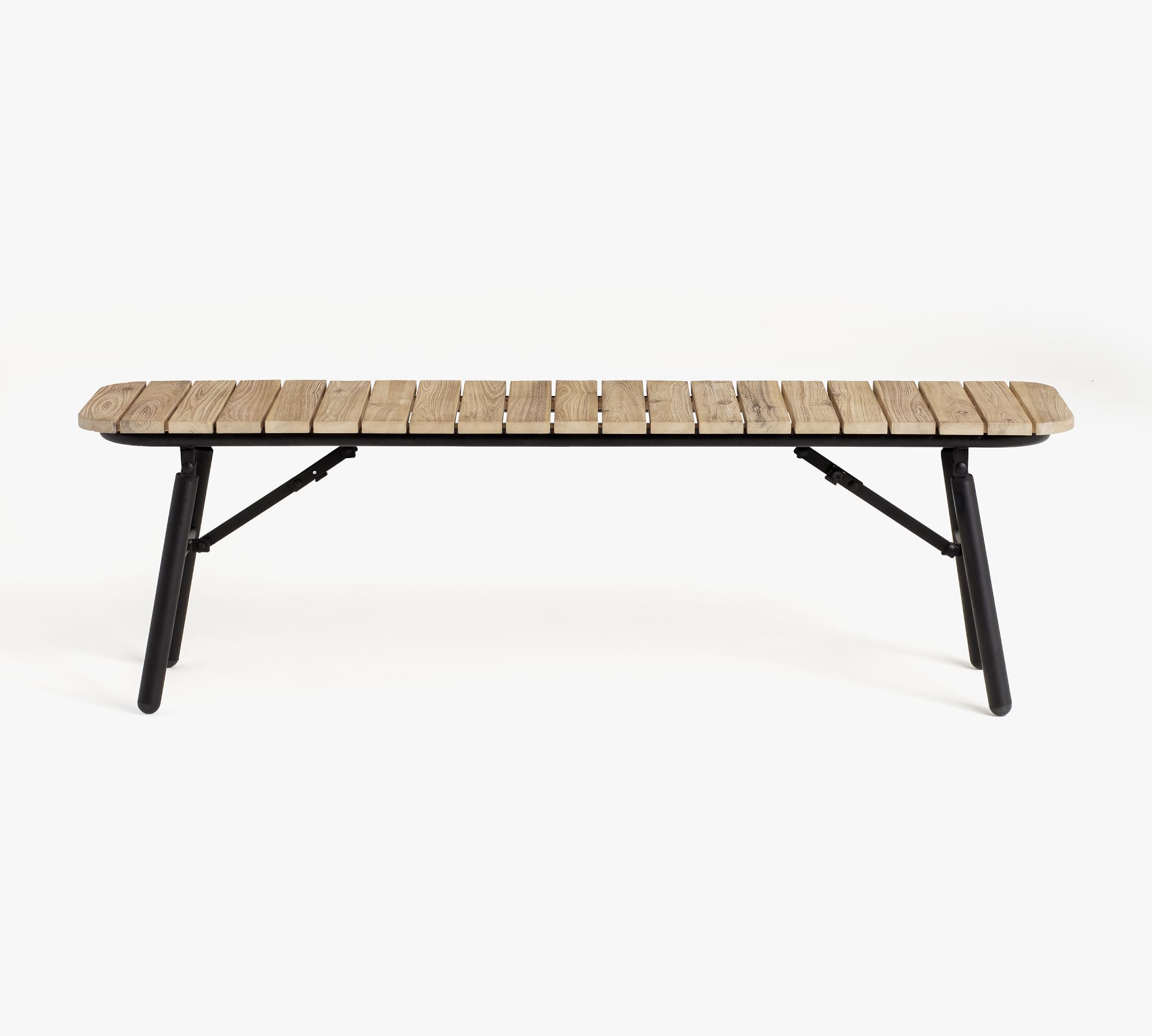 High Quality  Garden Furniture Wood  Folding Outdoor Dining Bench with Aluminum Frame