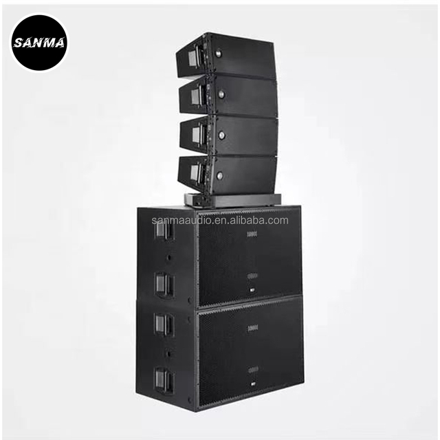 Sub 8006-AS Professional Audio Active Dual 18 Inch Subwoofer  Speaker Powered Plywood Subwoofer for Stage