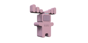 Giá Rẻ Màu Xanh Moose Động Vật Thiết Kế Mini Xách Tay Bluetooth Loa Cho Quà Tặng Hot Bán Không Dây Thiết Bị Âm Thanh - Product Image 4