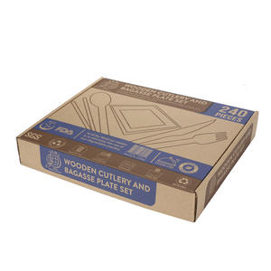 Service de <span class=keywords><strong>vaisselle</strong></span> blanc écologique de 24 pièces <span class=keywords><strong>vaisselle</strong></span> bon marché service de <span class=keywords><strong>vaisselle</strong></span> de mariage <span class=keywords><strong>jetable</strong></span> kit cadeau de <span class=keywords><strong>vaisselle</strong></span> de table - Product Image 4