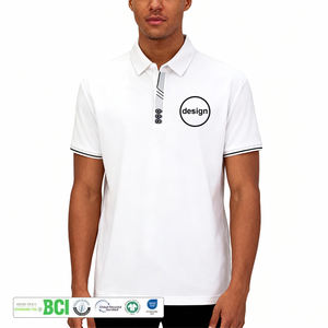 Camisas de Golf Bordadas con Logotipo Personalizado para Hombre, Camisas Polo Lisas Estampadas al por Mayor en Color Morado y Naranja para Mujer, 100% Algodón para Hombre - Product Image 1