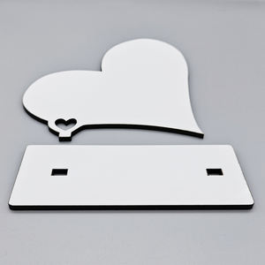 Cornice per <span class=keywords><strong>Foto</strong></span> in Legno con <span class=keywords><strong>Stampa</strong></span> a Cuore Pannelli Fotografici in MDF per Sublimazione - Product Image 4