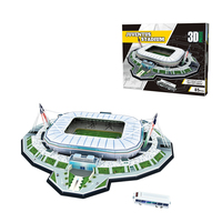 Modèle de stade de la Juventus en mousse 3D, puzzle de stade de football avec 85 pièces
