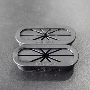 Pasacables ovalado de caucho NBR, protector de bordes para cables eléctricos, para caja de distribución, 20x10mm, 50x25mm - Product Image 1