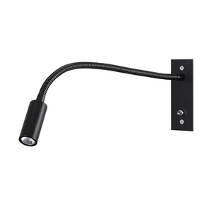 Moderne inbouw hotel- en villawandlamp voor naast het bed, 3W flexibele hoofdbordlamp, leeslamp, wandlamp voor de slaapkamer - Product Image 1