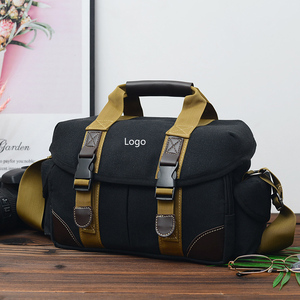 도매 맞춤 남녀 슬링 캔버스 카메라 가방 전문 디지털 비디오 DSLR 카메라 케이스 가방 사진 촬영용 - Product Image 1