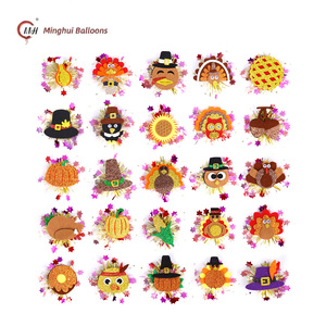 Barrettes à cheveux scintillantes d'automne pour Thanksgiving, thèmes dinde, citrouille, écureuil, hibou, châtaigne, gâteau, pour filles et enfants - Product Image 1