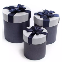 Vente en gros de boîtes de roses éternelles naturelles pour la Saint-Valentin boîte cadeau d'emballage conservée personnalisée boîte cadeau de fleurs rondes faite à la main
