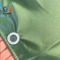 Bâche PVC tricotée warp populaire, résistante aux UV et haute résistance, pour abri de jardin
