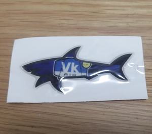 26 Autocollants de requin personnalisés, tendance, écologiques, imperméables, sérigraphie 3D, Flag Gertrude CP Jul Omerta Vrunk Paul Shark Holiday - Product Image 6