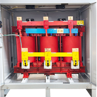 Transformateur de distribution en cuivre triphasé industriel 400 kVA, abaisseur de tension 240 V à 380 V, transformateur sec triphasé élévateur de tension