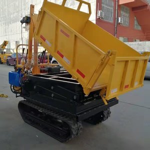 Mini Dumper Cingolato con Cingoli in Gomma 0.5t 1t 2t in Vendita - Product Image 1