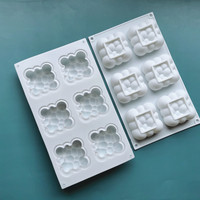 Nuage Silicone Moule pour Cuisson Dessert Pâtisserie Crème Glacée Pudding Gelée Gâteau Décoration Moule Nuage Orignal Gâteau Silicone Moule