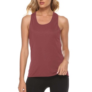 Custom Women's Quick-Dry Eco-Friendly Knitted Gym Sportswear Short Yoga Tank <b>Tops</b> for Workout Fitness - Product Image 2